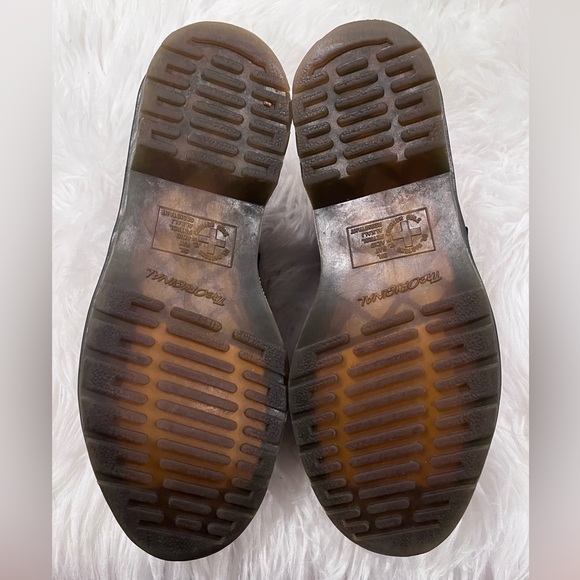 DR. MARTEN Adrian Leather Black Tassel Oxford Slip On Loafers - Womens 8 - Picture 11 of 13